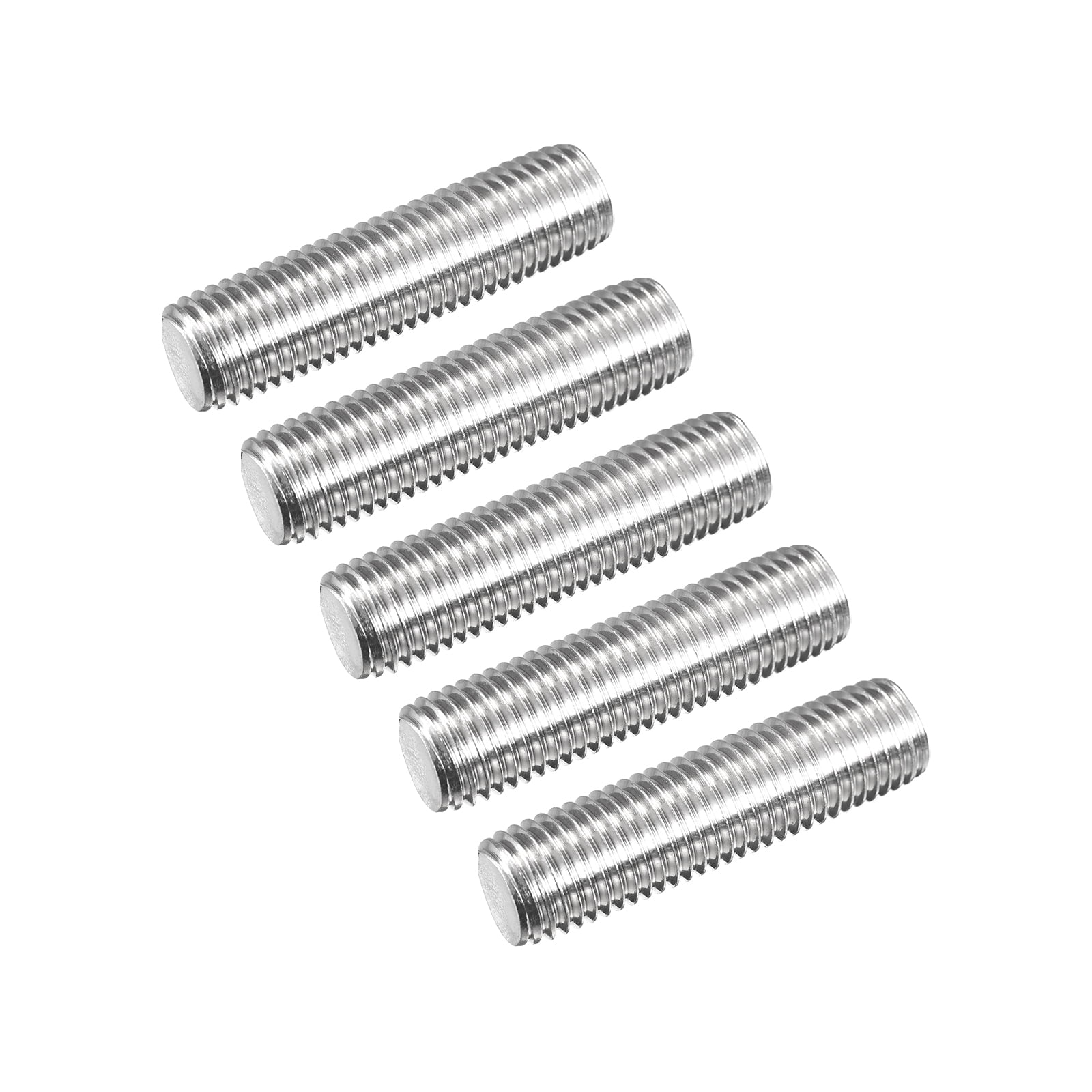Uxcell Fully Threaded Rod M16 x 60mm 2mm Thread Pitch 304 Stainless