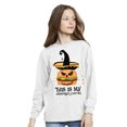 thumbnail image 3 of Awkward Styles Halloween Youth Sweatshirt for Boys Girls Hamburger Crewneck Tee for Kids, 3 of 5