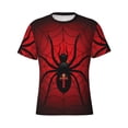 thumbnail image 3 of Naloa Spider on the Web Men's T-Shirt Sport T-shirt Men's Basic Tee Casual Men's Shirt, Round Neck, Short Sleeves - Large, 3 of 5