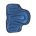 thumbnail image 1 of Almohadilla para silla de montar de caballo, gruesa, multiusos, de cuero PU y esponja. Azul, 1 of 9