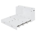 thumbnail image 3 of MODERNLUXE Multi-Functional 2-in-1 Murphy Cabinet Bed,Full Size Bed Frame Murphy Chest Bed with Built-in Power Strip & Drawer, Full Foldable Platform Bed, White, 3 of 7