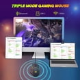 thumbnail image 6 of M814RGB-PRO 2.4G/Wired/Bluetooth Triple Modes Gaming Mouse 8000DPI Rapid Fire Buttons-Redragon, 6 of 15