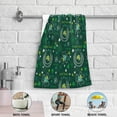 thumbnail image 5 of Dreamtimes Patricks Day Horseshoe Hand Towels 2 PCS, Ultra Soft and Highly Absorbent, Green Clover Luck Decorative Fingertip Towel for Home, Bathroom, Kitchen, 28.3"x14.4", 5 of 5
