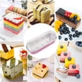 thumbnail image 7 of 30 pack pink Mini Loaf Baking Pans With Lids and spoons, 6.8oz Rectangle Aluminum Foil Mini Cake Baking Pans Tins Containers,Disposable Cupcake, Cheesecake, Cream Pudding, Baking Cup Muffin Molds, 7 of 7