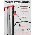 thumbnail image 6 of Cable Crossover Machine,Lat Pull Down Machine with Adjustable 16 Positions Dual Pulley System,Wall Mounted Pulley Tower functional traine for Home Gym Fitness, 6 of 6