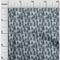 thumbnail image 2 of oneOone Cotton Poplin Twill Gray Fabric Tropical Craft Projects Decor Fabric Printed By The Yard 56 Inch Wide, 2 of 4
