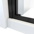 thumbnail image 5 of DreamLine Duet Plus 44-48 in. W x 72 in. H Semi-Frameless Bypass Sliding Shower Door in Satin Black, 5 of 5