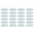 thumbnail image 1 of Paquete de 24 Almohadillas de microfibra LzGUNGY para fregar para aspiradora Deebot Ozmo T8 T8 color blanco y azul, 1 of 4