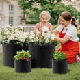 thumbnail image 2 of SDFGTstore 4x Reinforced Grow Pots Gardening Bags with Handles for Vegetables Herbs Flowers, 2 of 7