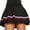 Black, variant on Womens Long Skirts Women's Basic Versatile Stretchy Flared Casual Mini Skater Skirt