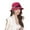 05Hot Pink, variant on Womens Elegant Summer Winter Warm Felt Church Cloche Cap Bucket Hat Bowler Hats with Flower Fashionable Fedora Hat Royal Blue One Size