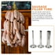 thumbnail image 2 of 3 piezas de tubos de embutido de salchichas, relleno de carne de acero inoxidable, molinillo de alimentos, herramientas de llenado de salchichas (tamaño 8), 2 of 8
