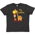 thumbnail image 3 of Inktastic My Grandma Loves Me Giraffe Youth T-Shirt, 3 of 5