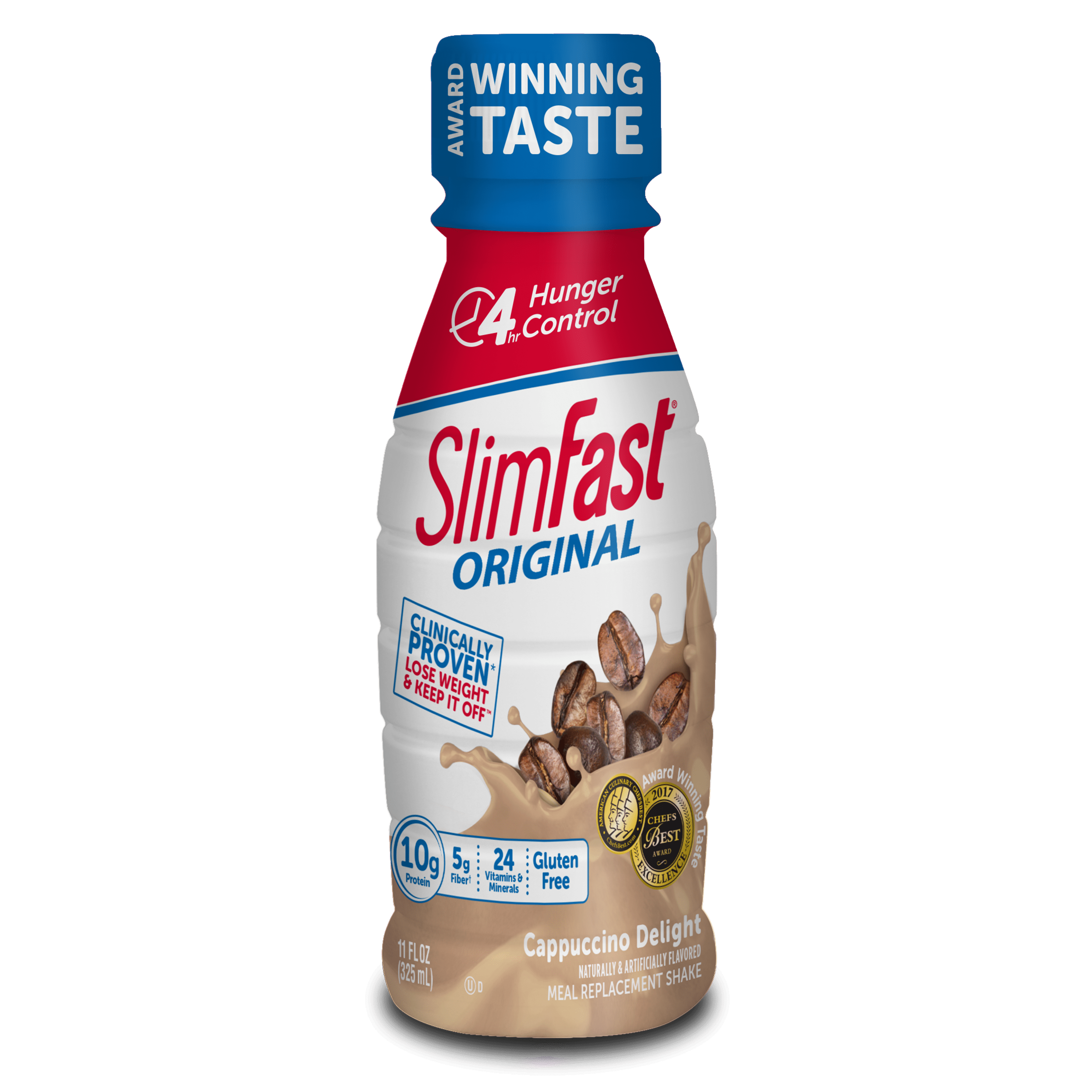 SlimFast Original Ready to Drink Meal Replacement Shakes, Cappuccino