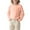 Pink, variant on Kids Thermal Underwear Unisex Cotton Shirts Little Boys Girls Long Sleeve Lightweight Base Layer Tops Pullover 3-13 Years