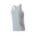 thumbnail image 3 of Camiseta sin mangas de entrenamiento para hombre, camisetas sin mangas atléticas, camisetas sin mangas para culturismo, camiseta sin mangas, camiseta Gris Plata L, 3 of 8