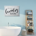 thumbnail image 2 of Stupell Industries Sassy Laundry Room Sign Funny Family Humor Canvas Wall Art Design by Lettered and Lined, 2 of 6