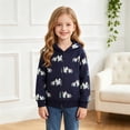 thumbnail image 6 of Gubotare Kids Zip Up Hoodies for Toddler Boys Girls Hooded Sweatshirts Light Winter Fall Clothes Outwear 3-7Y (Navy, 1-2 Years ), 6 of 9