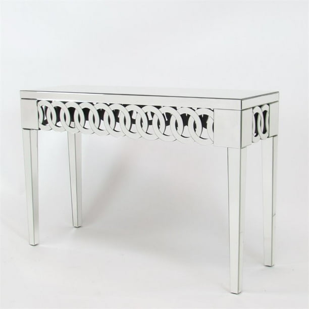 Pemberly Row Mirrored Console Table Walmart