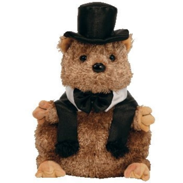 TY Beanie Baby - PUNXSUTAWNEY PHIL 2007 the Groundhog (6.5 inch