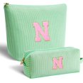 thumbnail image 1 of Bolsa de cosméticos Btffitting Bolsa de maquillaje personalizada verde, 1 of 7