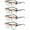 4 Pairs of Blue, variant on 4 Pairs of Women Gradient Brown Reading Glasses 3.00, Tortoiseshell Blue Round Spring Hinge Blue Light Blocking Readers +3.00 Strength UV