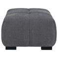 thumbnail image 4 of Octavia Upholstered Rectangular Ottoman Charcoal Grey, 4 of 6