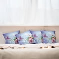 thumbnail image 3 of Ambesonne Floral Throw Pillow Cover 4 Pack, Fantasy Colorful, 20", Multicolor, 3 of 6