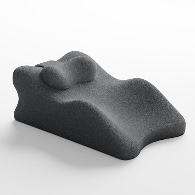 Almohada para piernas y rodillas, cojín de apoyo para piernas, ergonómico, liviano, suministros portátiles, almohada de espuma viscoelástica, almohada negro