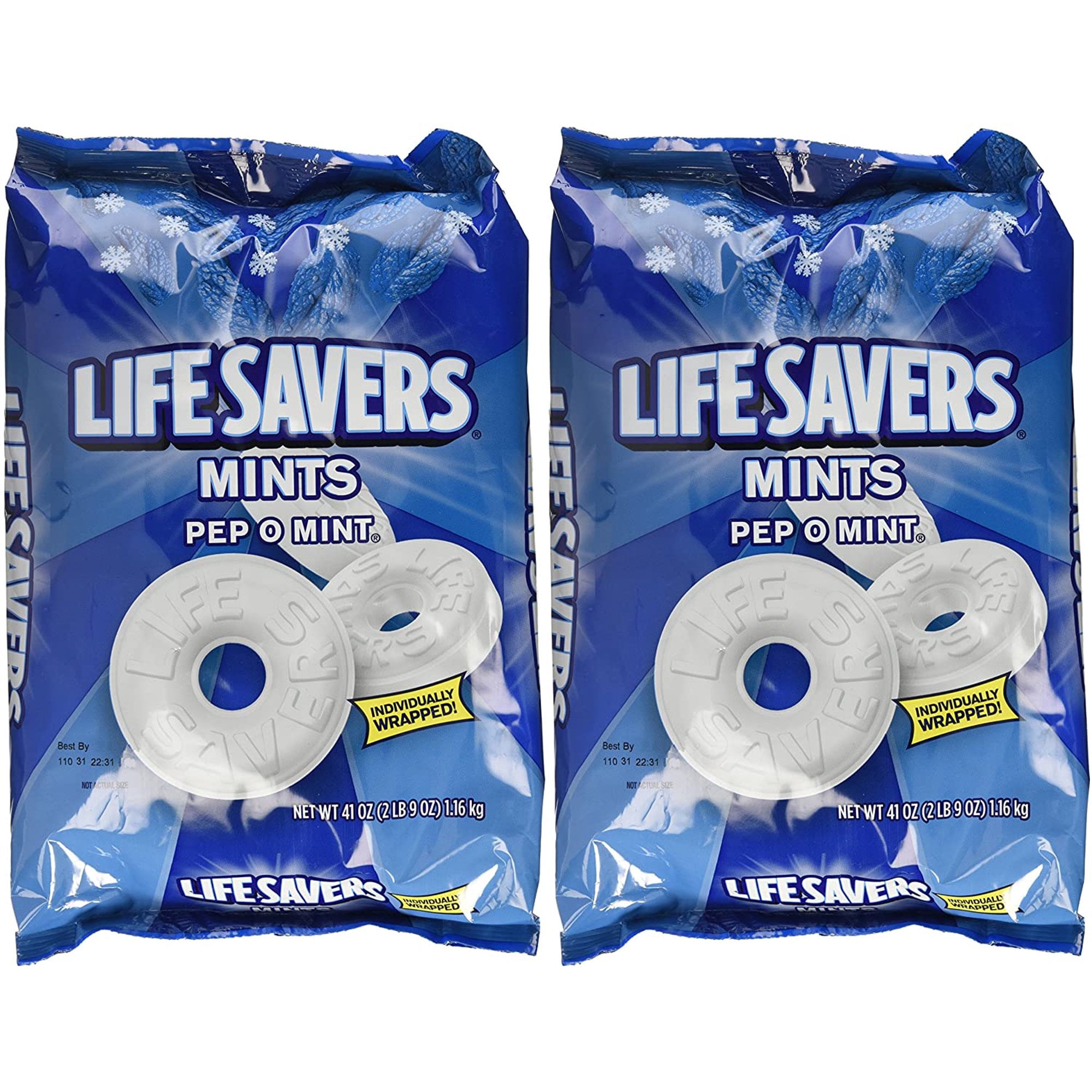 2 Pack | Life Savers Pep-O-Mint Breath Mint Bulk Hard Candy - Walmart.com