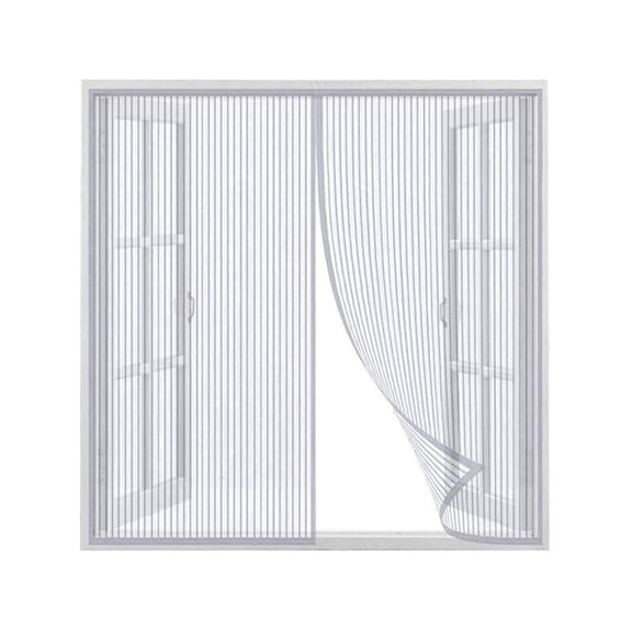 Magnetic Screen Door with Heavy Duty Mesh Curtain Keeps Bugs Out, Lets Fresh Air In, Fits Doors Up to 38 x 82 Inches