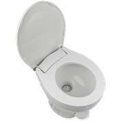 Thetford RV Toilet Aqua-Magic® VI High, White, with SloClose™ seat and cover - 31835