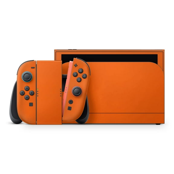 DesignSkinz Solid Burnt Orange Full-Body Skin Decal Wrap Cover for Nintendo Switch 2
