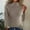 Brown, variant on Women's Mock Neck Top Sweater Lightweight Long Sleeve Soft Knit Pullover Tops Plain Crew Neck Thin Jumper Soft Knit Sweater Elegant Warm Winter Sweater Wool Pullover Women Grey Xxl