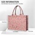 thumbnail image 3 of Large Capacity Tote Bag,Pink Butterfly Pattern Handbag Fashion Luxury Tote Bag,15.7"x13"x 5.1" Inches,Laptop Compatible, 3 of 6