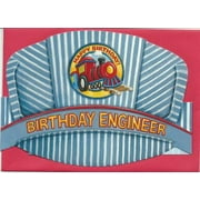 Birthday Train Engineer Hat Greeting Card