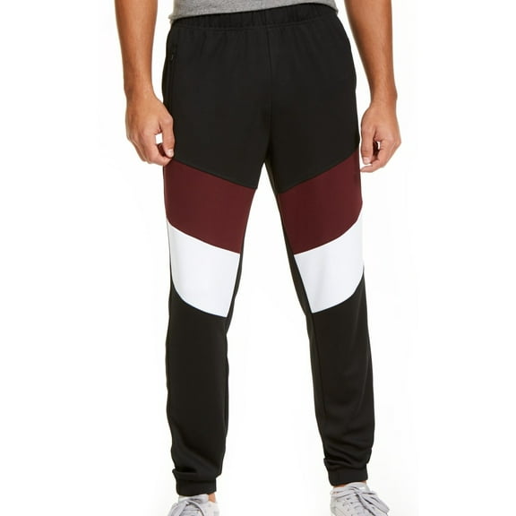 ID Ideology Men's Colorblocked Track Pants Black Size XL