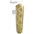 thumbnail image 2 of SCISSORFOBZ Designer Scissors Sheaths Shears Protective Covers-For Small Embroidery Scissors - Floral Diamond Metallic Gold Design-#SS-255, 2 of 6