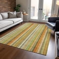 thumbnail image 4 of Addison Rugs Chantille Indoor/Outdoor Transitional Stripes Khaki Washable Rectangle Rug, 5' x 7'6", 4 of 5