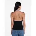 thumbnail image 3 of Hello Kitty & Friends Women's Kuromi Graphic Print Halter Top, Sizes XXS-XXL, 3 of 5