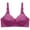 Purple, variant on yievot Bras for Women Everyday Underwear No Underwire Stretchy Adjustable Strap Brassiere Full Coverage Bra