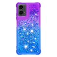 thumbnail image 4 of Case for Motorola Moto G 5g 2024 Funny Bling Shiny Crystal Flowing Sparkle Moving Cover Clear Bumper Liquid Glitter, 4 of 5