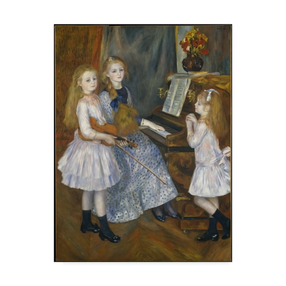 Trademark Fine Art 'The Daughters Of Catulle' Canvas Art by Pierre Auguste Renoir
