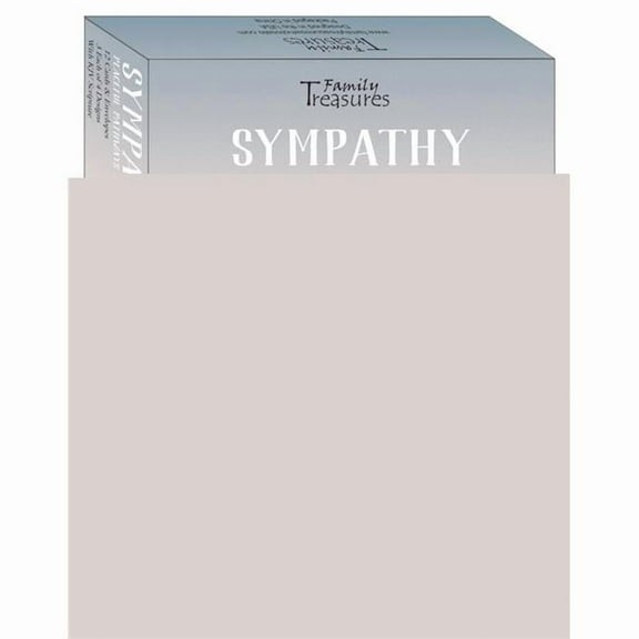 Family Treasures Wholesale 256565 Boxed - Card Sympathy-Peaceful Pathways - Box of 12