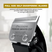 Wahl ATV Total Body Manscaper Hair Clipper for Men, Corded 18pc, Black Chrome 3024498