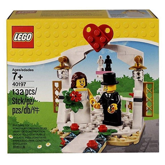 Lego 40197 Wedding Favor Set Bride & Groom 2 Minifigure Cake Topper New with Box