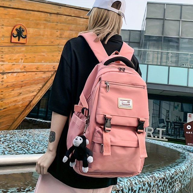 Spacious Backpack for Primary & Middle School Students - Perfect for All Your School Supplies!