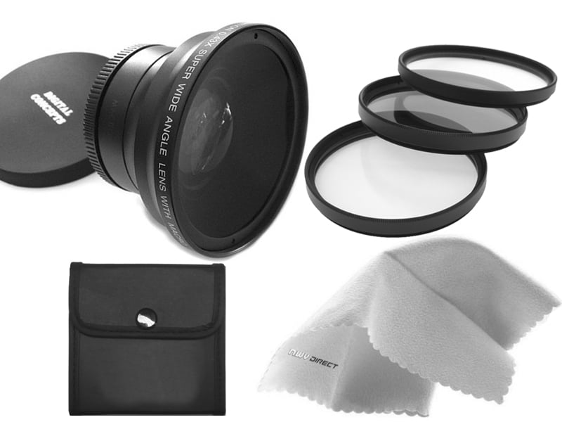 Waardig Aanmoediging Situatie Canon Powershot G16 0.43X High Definition Super Wide Angle Lens w/ Macro  (Includes Necessary Lens Adapter) + 58mm 3 Piece Filter Kit + Nwv Direct  Micro Fiber Cleaning Cloth - Walmart.com