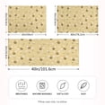 thumbnail image 2 of Yayeee Pillowcase Standard Size Set of 2 Satin Wrinkle Resistant Envelope Pillow Case, Cute Bee Pattern, 2 of 8