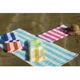 thumbnail image 3 of 6 Pack Cabana Stripe Beach Towels, 100% Cotton, Assorted Colors, 28 in x 60 in, 3 of 6